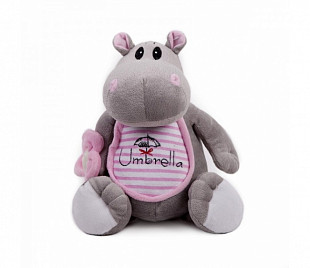 Мягкая игрушка Button Blue Бегемотик с зонтиком 40-11-0201