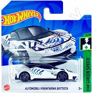 Машинка Hot Wheels Базовой коллекции Automobili Pininfarina Battista 108/250 (5785 HKK22)