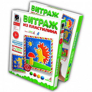 Творческий набор Fantazer 67763 Витражный пластилин №4 747104