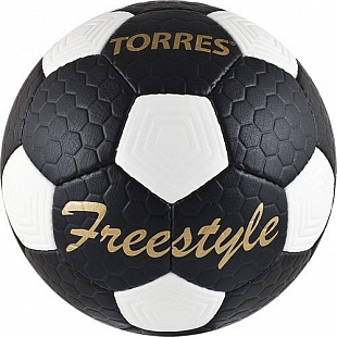 Мяч футбольный Torres Freestyle F30135 black/bronze