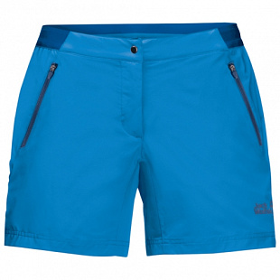 Шорты спортивные для бега  женские Jack Wolfskin Trail Shorts W brilliant blue