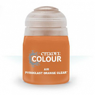 Краска для миниатюр Games Workshop Warhammer AIR: Pyroclast Orange Clear 24ML 28-61