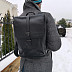 Кожаный рюкзак Polar 9201 black