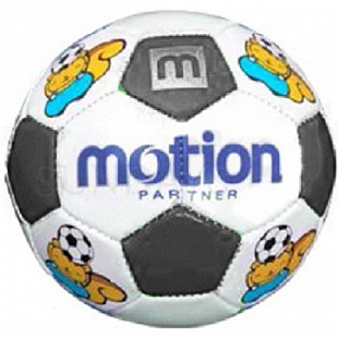 Мяч футбольный Motion Partner MP511B black р.2
