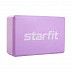 Блок для йоги  Starfit YB-200 EVA  22,5х15 см violet pastel