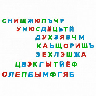 Игровой набор Полесье Три кота буквы на магнитах 66шт 69924