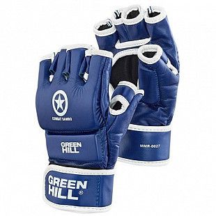 Перчатки для MMA Green Hill Combat Sambo MMR-0027CS Blue