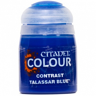 Краска для миниатюр Games Workshop Warhammer Contrast: Talassar Blue 18ML 29-39