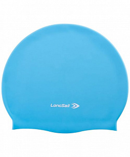 Шапочка для плавания LongSail силикон blue