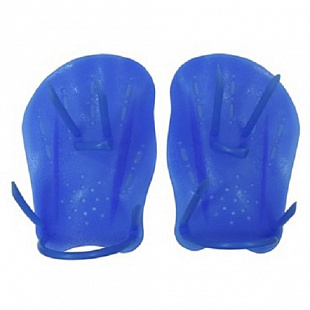 Лопатки для плавания силикон blue
