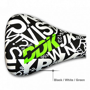 Велоседло DDK FIX-2 C17 black/white/green