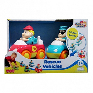 Набор машинок Hap-p-Kid Служба спасения Техническая помощь и полиция 222G