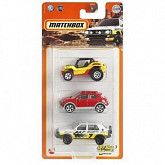 Набор машинок Matchbox OffRoad Rally 3 шт. (C3713 GWF75)