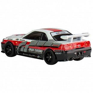Машинка Hot Wheels Premium Nissan Skyline GT-R (BNR34) (HXD63 HKC28)