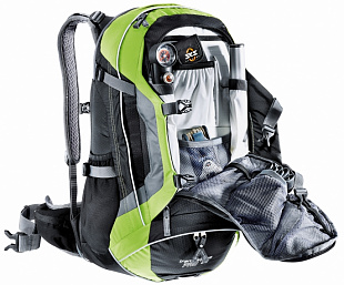 Велорюкзак Deuter Trans Alpine Pro 28L black-kiwi