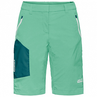 Шорты женские Jack Wolfskin Overland Shorts W pacific green