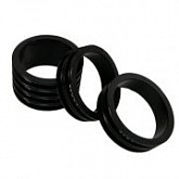 Кольцо проставочное Neco Alloy Spacer-R 1-1/8"х15мм black ZTB13049