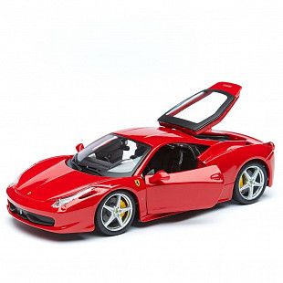 Коллекционная машина Bburago 1:24 Ferrari 458 Italia (18-26003) red