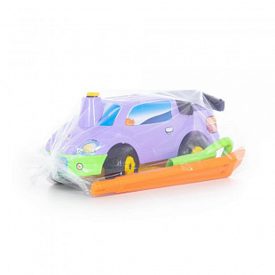 Автомобиль-каталка Полесье Пикап с ручкой №4 72108 Purple