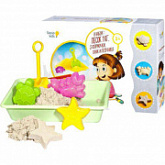 Игровой набор Genio Kids для творчества Умный песок с песочницей 1 кг SSN10