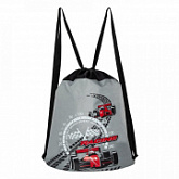 Мешок для обуви GRIZZLY OM-92-8 /9 grey/red