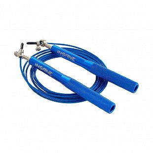 Скакалка Insane IN22-JR200 ПВХ скоростная blue