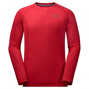 Футболка Jack Wolfskin Hollow Range Longsleeve Men Red