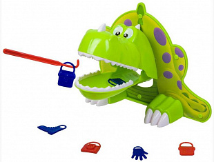 Настольная семейная игра Bondibon Голодный динозаврик Ф72943