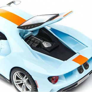 Коллекционная машина Bburago 1:32 Ford GT (18-43043) light blue