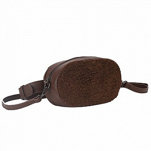 Сумка поясная Ors Oro PW-927 /7 dark brown