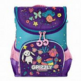 Рюкзак школьный GRIZZLY RAn-082-6 /1 purple/light blue