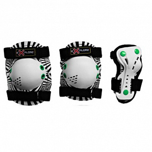 Комплект защиты для роликовых коньков Amigo Magnum Delux Green