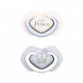 Пустышка Canpol babies Royal Baby Силиконовая Симметричная 0-6 мес., 2 шт. (22/650_blu) blue