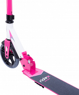 Самокат двухколесный Ridex Atom white/pink