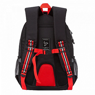Рюкзак школьный GRIZZLY RB-152-3 /1 black/red