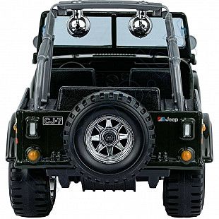 Машинка Bburago 1:24 Jeep Wrangler (18-22033) khaki