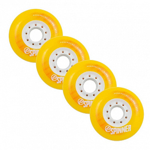 Колеса Powerslide Spinner 80мм/85a 905283/yellow 4 шт 