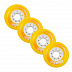 Колеса Powerslide Spinner 80мм/85a 905283/yellow 4 шт 