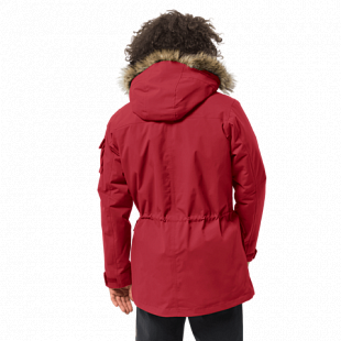 Куртка мужская Jack Wolfskin Glacier Canyon Parka red lacquer