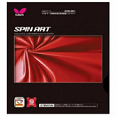 На картинке изображен Накладка для ракеток Butterfly Spin Art black Накладка для ракеток Butterfly Spin Art black