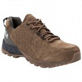 Полуботинки мужские Jack Wolfskin Cascade Hike Lt Texapore Low M dark wood / phantom