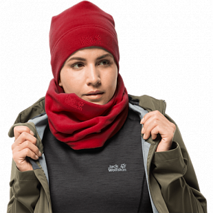Шарф Jack Wolfskin Real Stuff Loop red lacquer 1905861-2102
