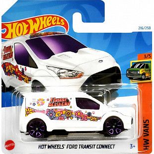 Машинка Hot Wheels Базовой коллекции Ford Transit Connect 216/250 (5785 HTF26) mainline 2024