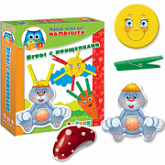 Игра Vladi Toys Малышок Прищепочки Зайка VT1307-04