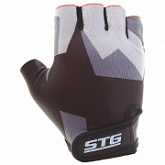 Велоперчатки STG С защитной подкладкой Х87904 Black/Grey