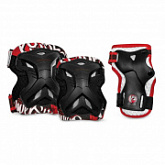 Комплект защиты для роликовых коньков Powerslide Kids Pro Robot 906013 red