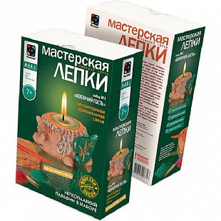 Творческий набор Fantazer 67763 Глиняная свеча «Колючий гость» 217023