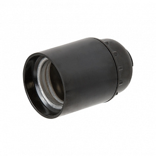 Патрон карболитовый подвесной Юпитер Е27 YK743 black JP7700-01