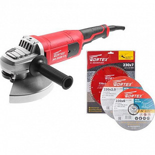Двуручная углошлифмашина Wortex AG23261S0003A2