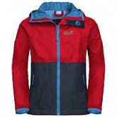 Куртка детская Jack Wolfskin Rainy Days Kids peak red